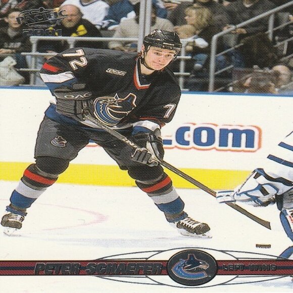 Peter Schaefer (Canucks) Vintage 2001 Pacific NHL Trading Card - Card Number 415 - Picture 1 of 2